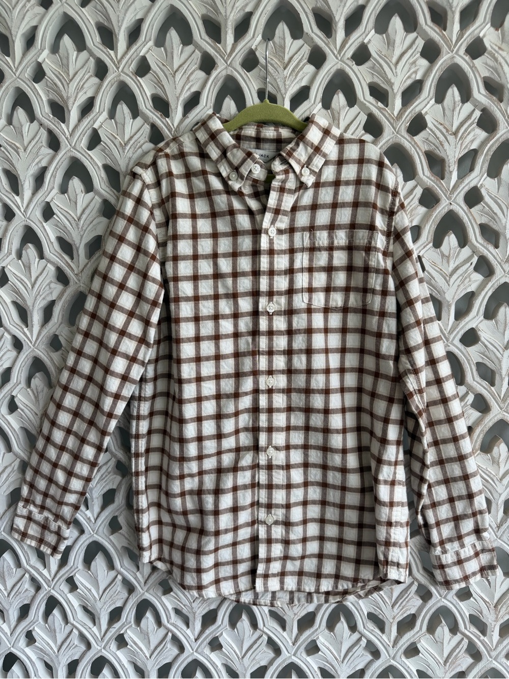 Janie and Jack Boys Fall Colors Button-Down, Size 8